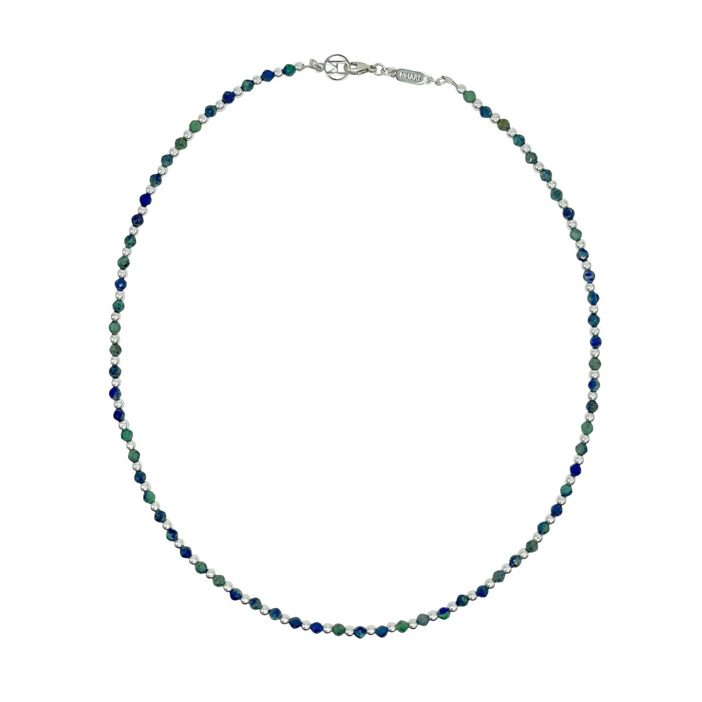 African Turquoise Gem Short Necklace