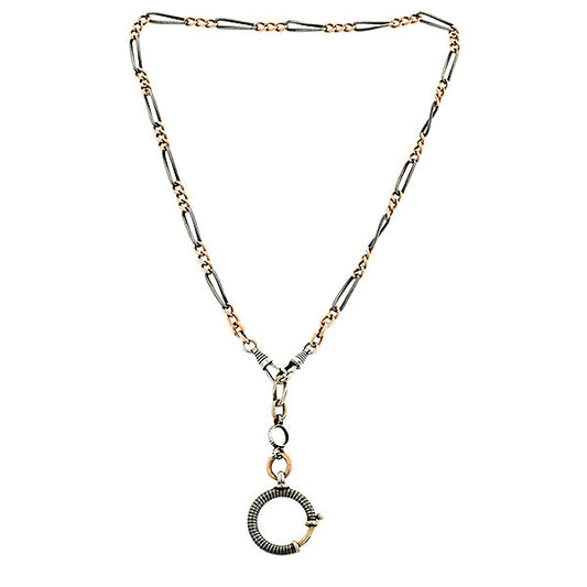 Antique Niello Watch Chain