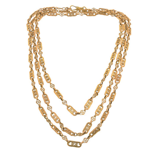Antique Long Chain Necklace
