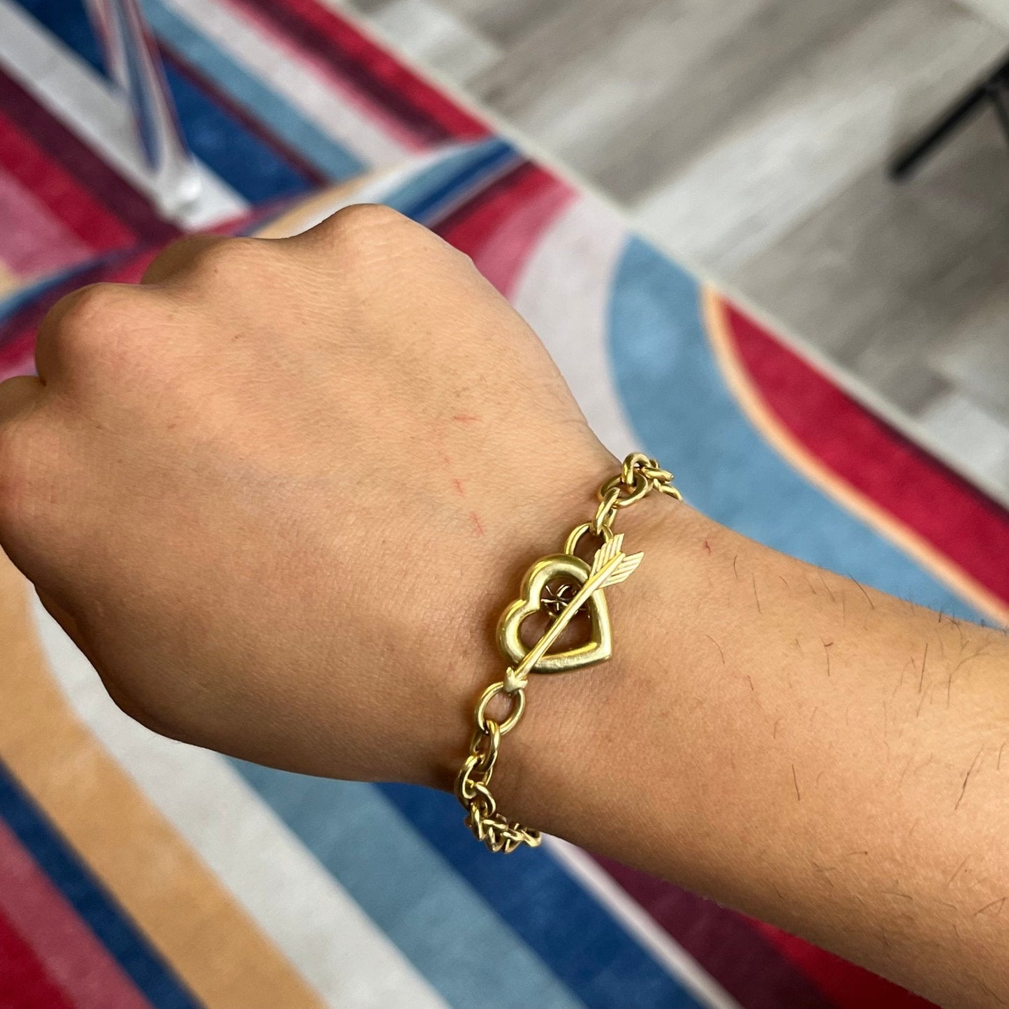 Vintage Heart and Arrow Toggle Bracelet, by Tiffany and Co