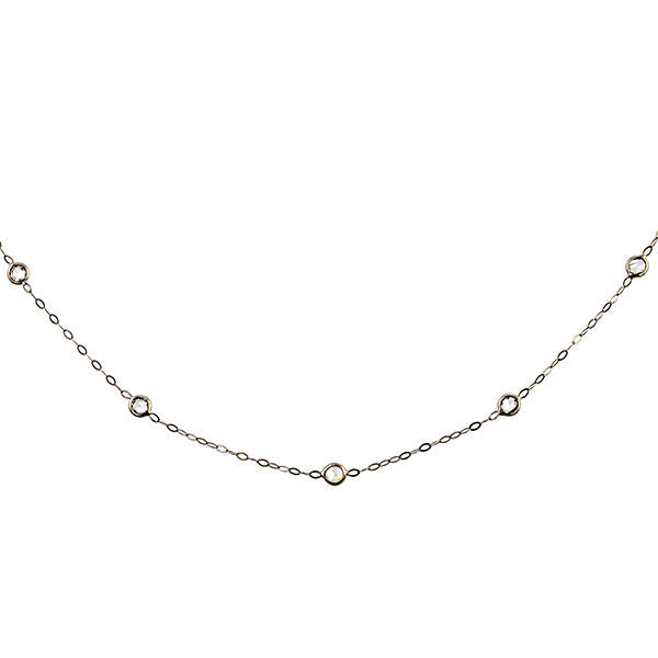 Antique Old European Diamond Necklace