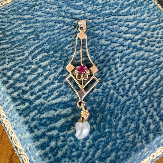 Antique Lavalier Pendant