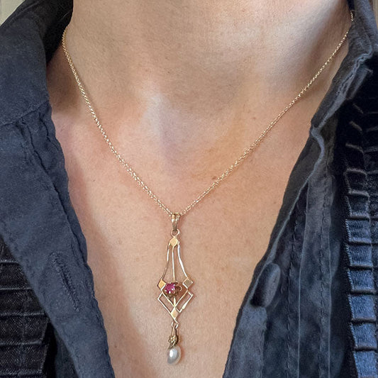 Antique Lavalier Pendant
