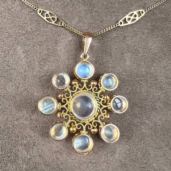 Antique Moonstone Pendant