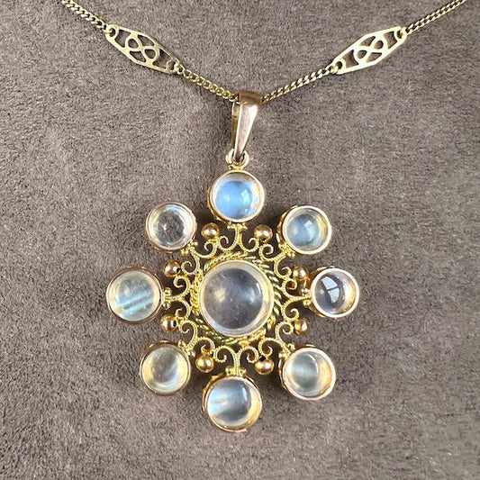 Antique Moonstone Pendant