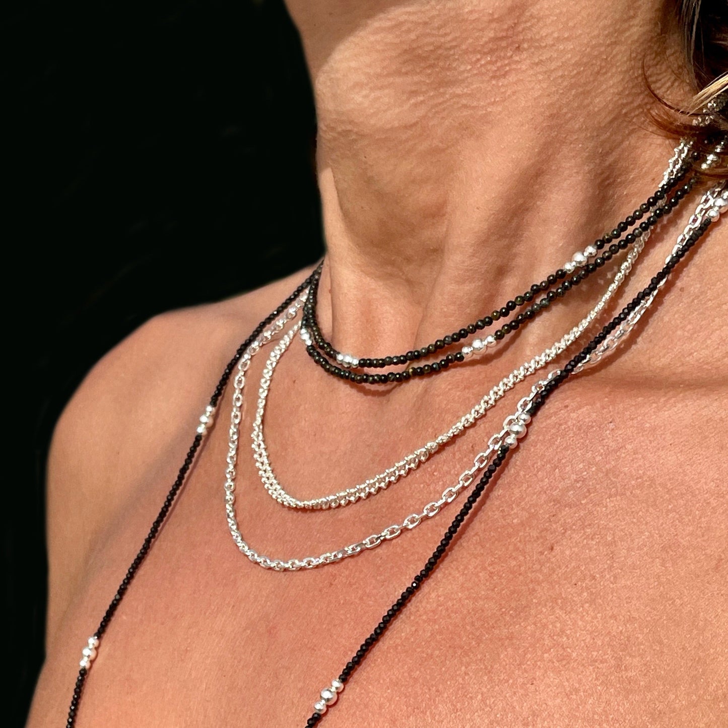 Black Spinel Necklace