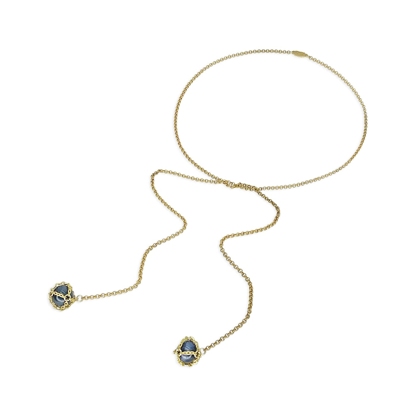 Caged Gemstone Chain Rope