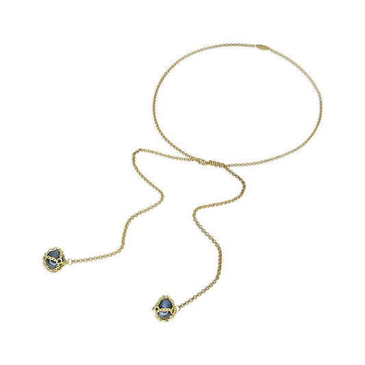 Caged Gemstone Chain Rope