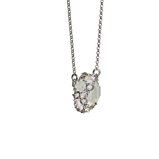 Caged Quartz Necklace