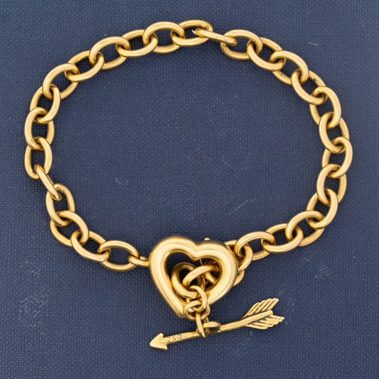 Vintage Heart and Arrow Toggle Bracelet, by Tiffany and Co